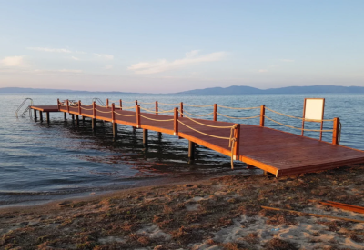 Balıkesir Büyükşehir Zeytinli Festival Alanı Denize İskele çalışmamız