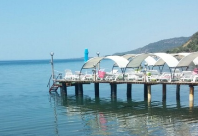 Assos Köşk Et Lokantası Denize İskele çalışmamız