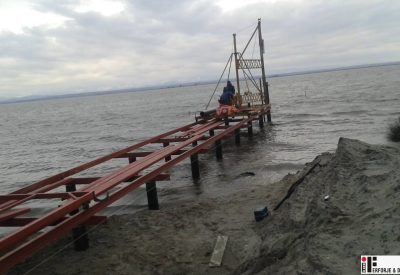 Kızılırmak Deltası Kuş Cenneti Denize İskele çalışmamız.